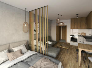 Prodej bytu 1+kk, 27 m², Čachrov – náhled fotky 3