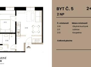 Prodej bytu 2+kk, 39 m², Rapotín – náhled fotky 2